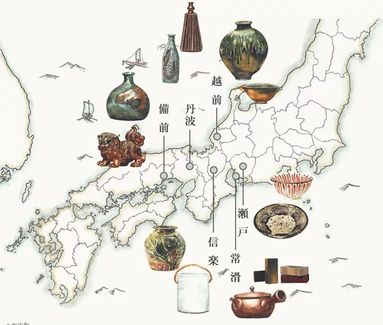 中世から続く日本六古窯